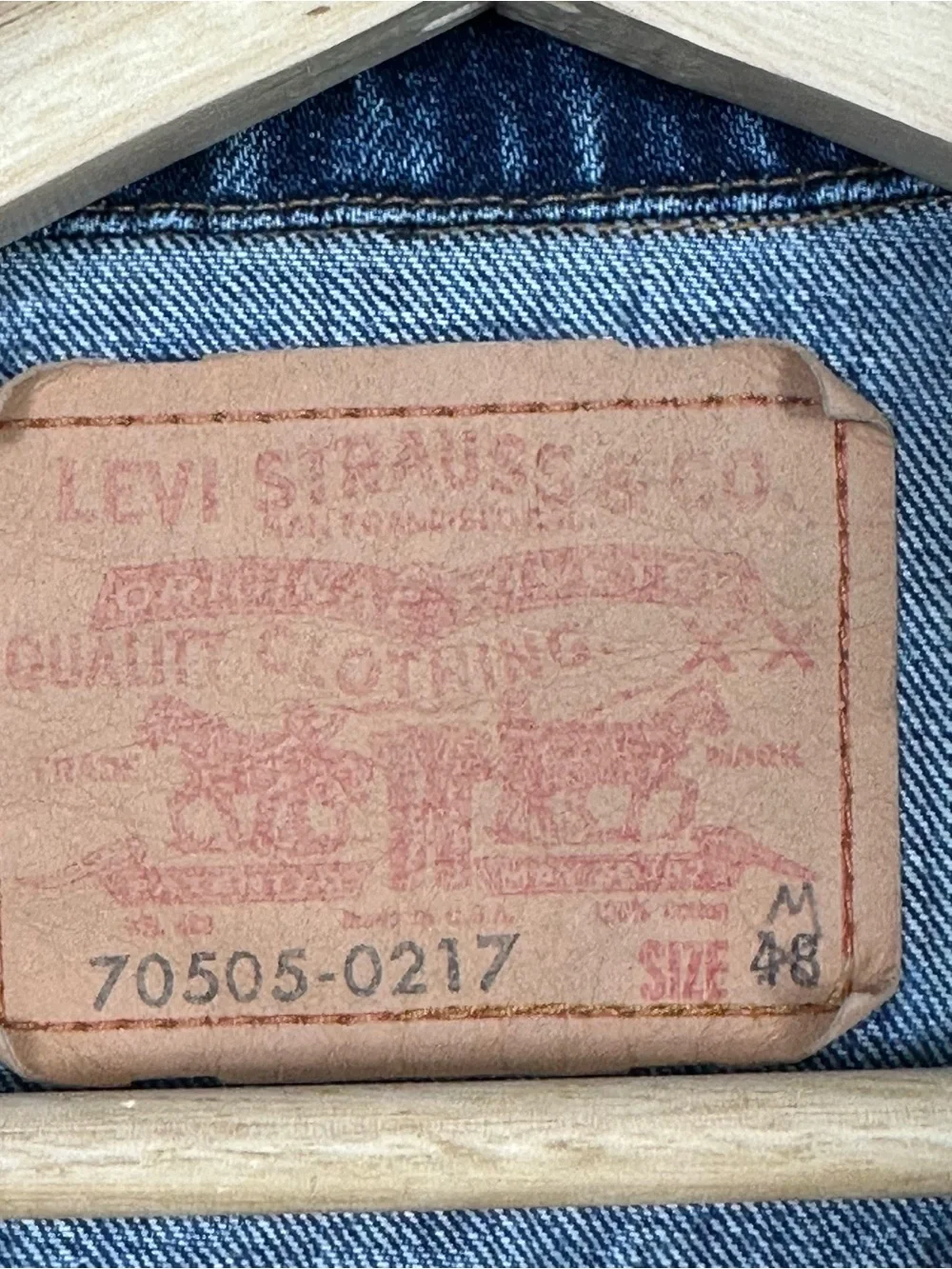 Rare Archival Levi’s Type III Sample Jacket Factory Distressed Medium Vintage